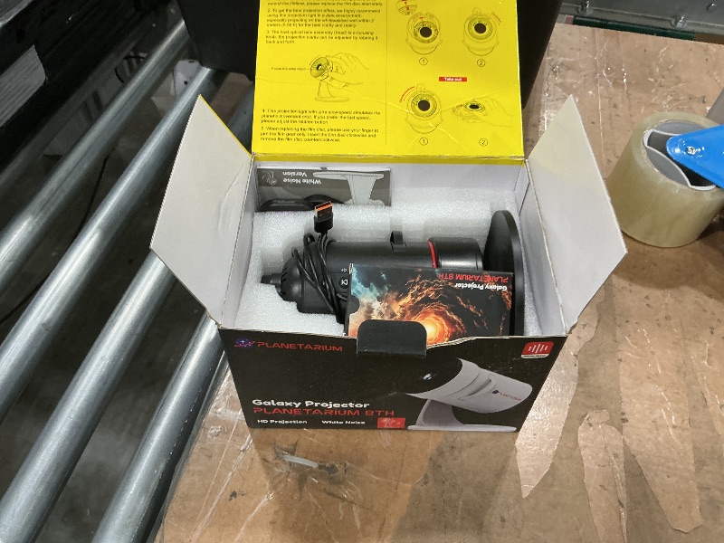 Photo 1 of [White Noise] Galaxy Projector, 28 Soothing Sounds Star Projector Sound Machine, Solar System Space Planetarium Projector Night Light, Room Decor for Ceiling Bedroom Kids Adults Sleep Trainer