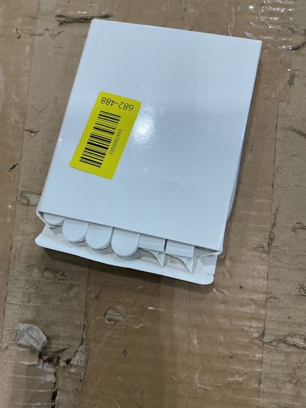 Photo 1 of 12 Pieces Window Latch Replacement Snap in Window Locks Vinyl Spring Loaded Parts and Hardware White Plastic Sliding Latch for Home Accessories (12 Pieces)