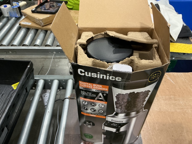 Photo 1 of ** sold as is, no refund/return* see comments!
Cusinice Conical Burr Coffee Grinder with 40mm Stainless Steel Burr, 34 Grind Settings & Anti-Static, Electric Espresso Grinder for Home Use