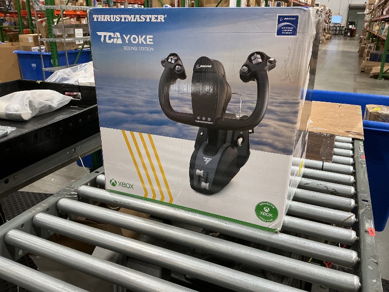 Photo 1 of (3/22/2026 ***FINAL SALE/NO RETURN, SOLD AS PARTS***)  Thrustmaster TCA Yoke Boeing Edition for Xbox Series X|S & PC - Realistic Flight Simulator Controls