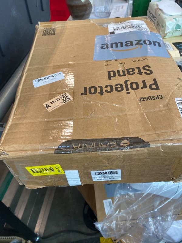 Photo 1 of *UNTESTED*
CAHAYA Projector Tripod Stand with Casters: Projector Stand 28-54in Height Adjustable Multifunctional Universal Laptop Stand DJ Rack Stand with Adjustable Height for Meeting Room DJ Equipment