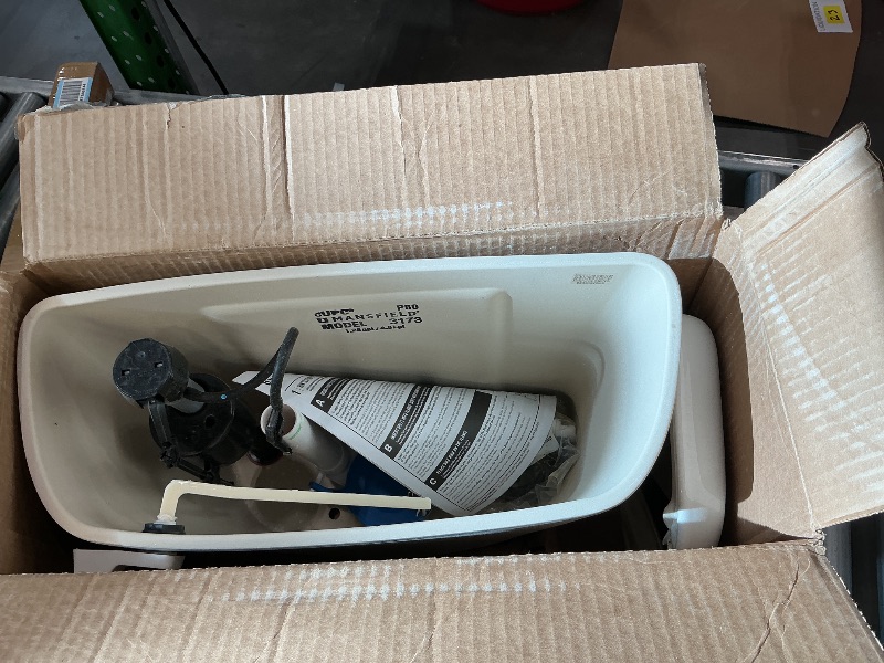 Photo 1 of **MAJOR DAMAGE**
MANSFIELD PLUMBING PRODUCTS 3173 Alto Toilet Tank & Lid, White