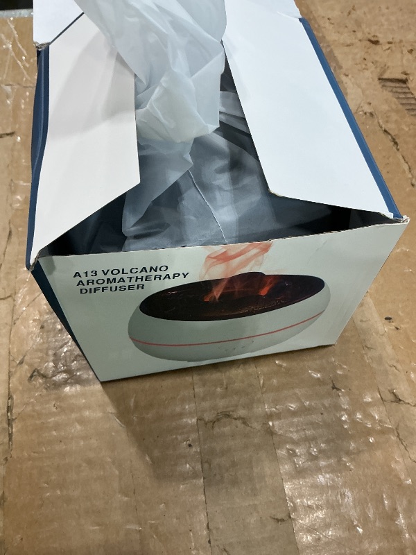 Photo 1 of *UNTESTED*
YALEDI Essential Oil Diffuser, Volcano Fire Flame Aromatherapy Diffuser, 360ml Ultrasonic Cool Mist Humidifier, Scent Aroma Diffuser with 7 Colors Light, Timer & Auto Shut-Off for Home, Room (Black)