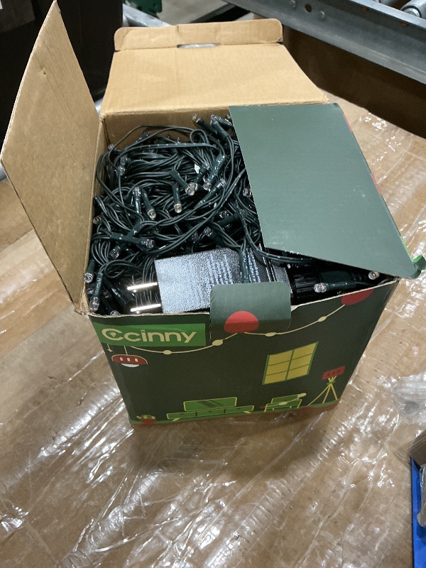 Photo 1 of *UNTESTED*
Ccinny 394FT 1200 LED Christmas Lights Outdoor, Christmas Tree Lights Plug in, 8 Modes Twinkle String Lights for Bedroom Wedding Party Holiday Xmas Home Decorations Multicolored