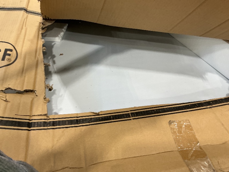 Photo 1 of *MISSING PARTS - See Clerk Notes*
FSE SLWT43048F4 Work Table, 30" x 48" x 35", 18 gauge/430 stainless steel flat top, 4" backsplash, turn-down edges, galvanized steel adjustable undershelf & legs, 1" adjustable plastic bullet feet, KD