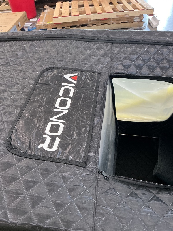 Photo 1 of *UNTESTED**
Viconor Infrared Sauna Box, Portable Steam Infrared Sauna Tent with Red Light Therapy for Home, Full Body Steam Indoor Sauna Box for Relaxation, 3L/1200W Steamer, 9 Levels Heat, Timer, Folding Chair