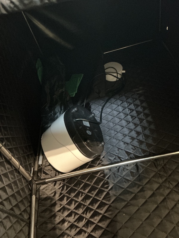 Photo 1 of *UNTESTED**
Viconor Infrared Sauna Box, Portable Steam Infrared Sauna Tent with Red Light Therapy for Home, Full Body Steam Indoor Sauna Box for Relaxation, 3L/1200W Steamer, 9 Levels Heat, Timer, Folding Chair