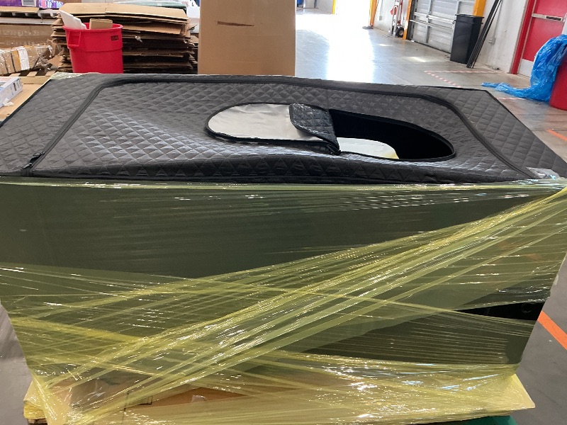 Photo 1 of *UNTESTED**
Viconor Infrared Sauna Box, Portable Steam Infrared Sauna Tent with Red Light Therapy for Home, Full Body Steam Indoor Sauna Box for Relaxation, 3L/1200W Steamer, 9 Levels Heat, Timer, Folding Chair