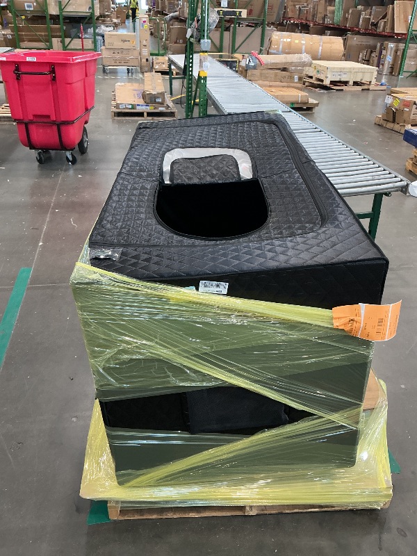 Photo 1 of *UNTESTED**
Viconor Infrared Sauna Box, Portable Steam Infrared Sauna Tent with Red Light Therapy for Home, Full Body Steam Indoor Sauna Box for Relaxation, 3L/1200W Steamer, 9 Levels Heat, Timer, Folding Chair