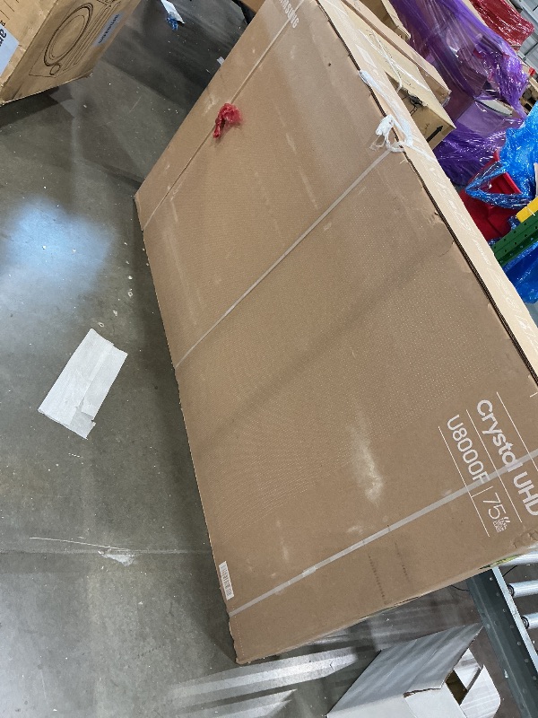 Photo 1 of **PARTS ONLY**Samsung 75-Inch Class Crystal UHD U8000F 4K Smart TV (2025 Model) Endless Free Content, Crystal Processor 4K, MetalStream Design, Knox Security, Alexa Built-in