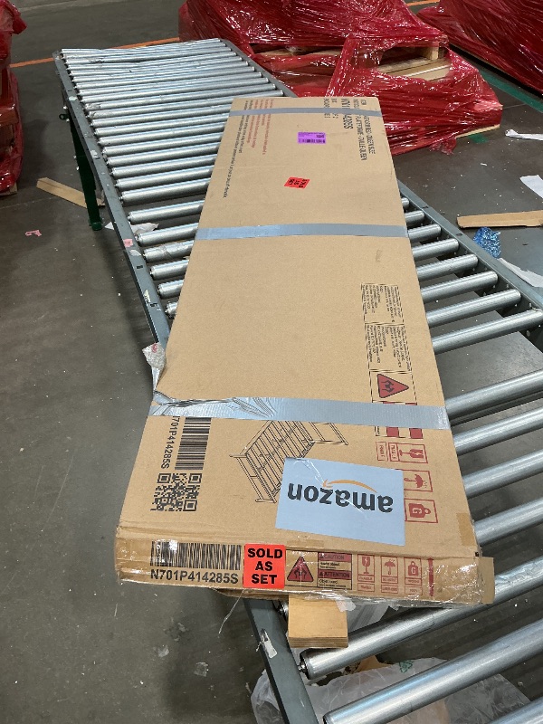 Photo 1 of ** unknown missing pieces ** Merax Modern Solid Wood Queen Size Platform Bed with Headboard,No Box Spring Needed,Easy Assembly,Natural