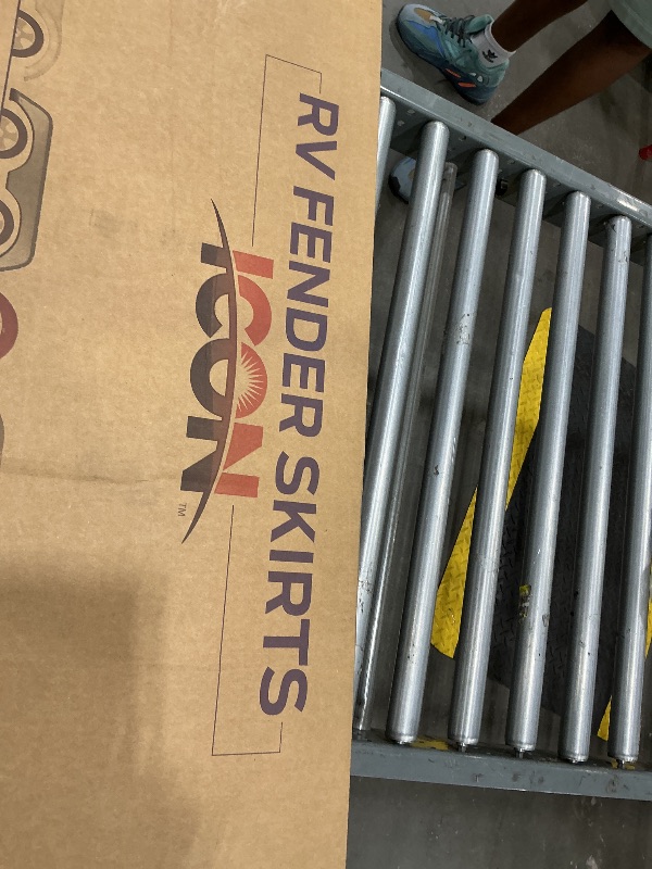 Photo 1 of ***MINOR DAMAGE*** ICON 15325 Tandem Axle Fender Skirt FS763 for Heartland - Twilight Gray Metallic