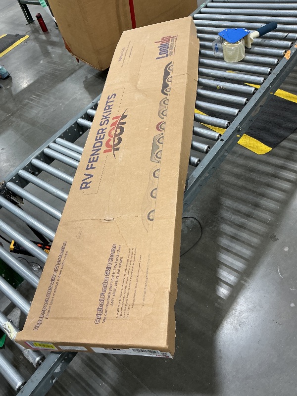 Photo 1 of ***MINOR DAMAGE*** ICON 15325 Tandem Axle Fender Skirt FS763 for Heartland - Twilight Gray Metallic