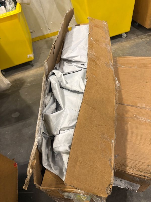 Photo 1 of **UNTESTED**
GDY 12x12 Pop Up Canopy Tent with 4 Sidewalls, Easy Set up with One Push Lift Gazebo with Wheel Bag and4 Sandbags,Carpas for Events, Parties,Camping, White.