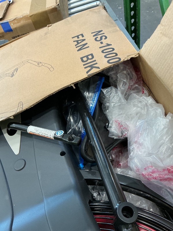 Photo 1 of ** SOLD AS IS NO REFUND/RETURN** SEE COMMENTS Marcy Fan Exercise Bike with Air Resistance System – Red and Black – NS-1000
