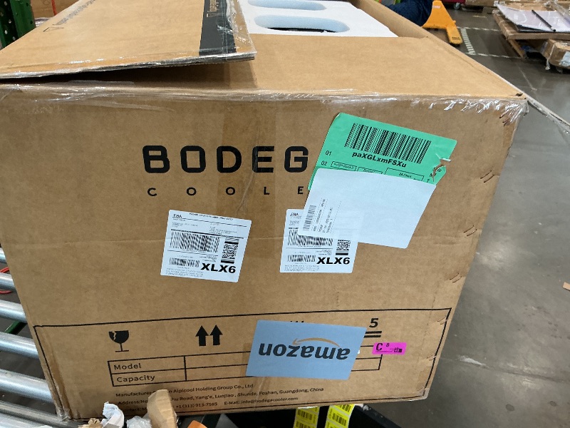 Photo 1 of **UNTESTED**
BODEGACOOLER 12 Volt Car Refrigerator, 100 Quart Portable Freezer, Car Fridge Dual Zone WIFI APP Control, -4?-68? Cooler, 12/24V DC and 100-240V AC, for Travel, Camping, Outdoor,RV, black