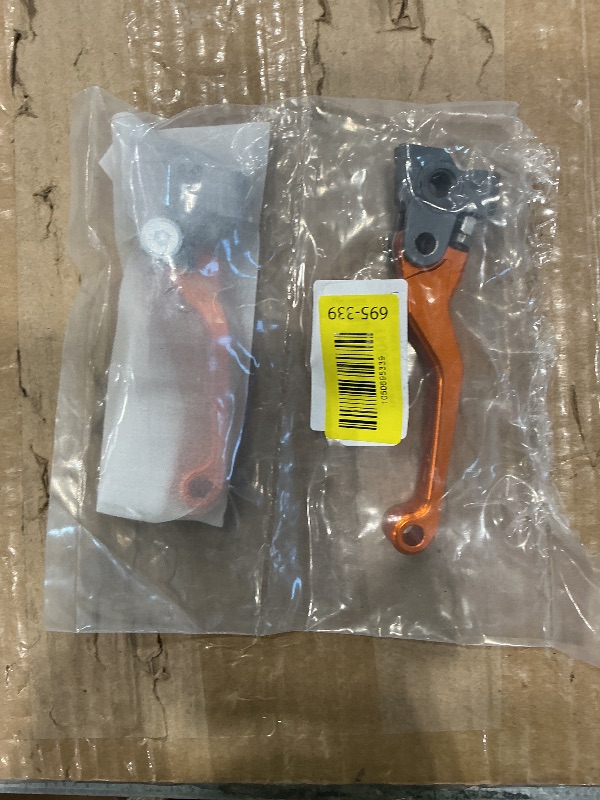 Photo 1 of *UNTESTED*
JFG RACING Dirt Bike Foldable Clutch Brake Levers,CNC Breakaway Levers for 125 150 250 300 350 450 500 SX XC EXC SXF EXCF XCW XCF TPI XCFW SMR-Orange