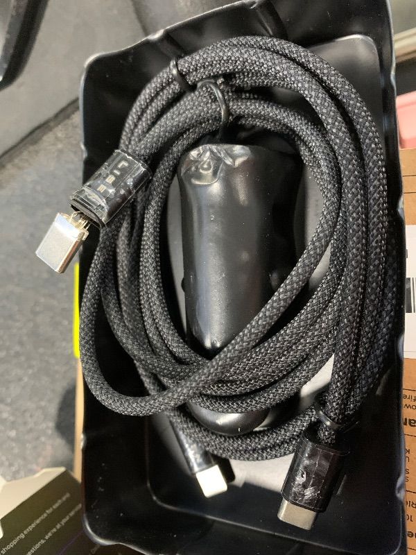 Photo 1 of ****ONE OF THE MALE TYPE-C PORTS IS DAMAGED, SELLING FOR PARTS, FINAL SALE***LISEN 90W USB C Car Charger Fast Charging for iPhone 17 Car Charger USB C Fast Charge, Type C Car Charger for iPhone 17 Pro Max 16 15 14 13 12 11, for Samsung Galaxy S26 S25 S24 