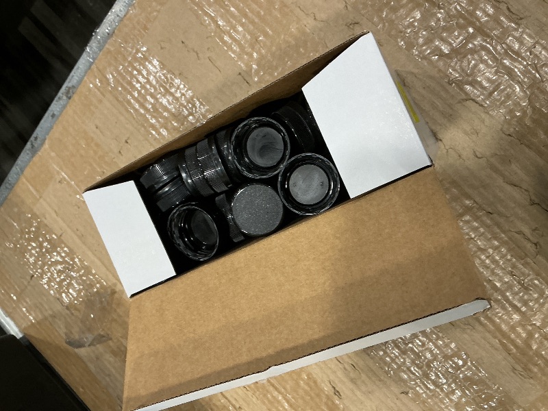 Photo 1 of 100 Pcs Caps for Empty Juice Bottles, Tamper Seal Lids 38 mm Plastic Bottle Caps Container Lids Bottle Caps for Crafts DIY, 4, 8,12, 16, and 32 oz Container(Black)