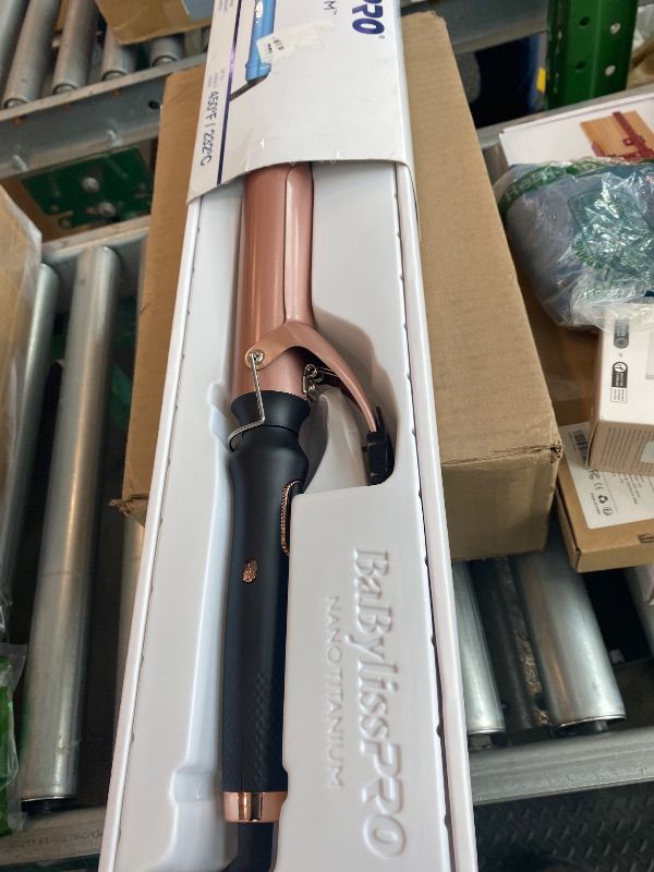 Photo 1 of ***DIFFERENT CURLING IRON*** ***SEE WAREHOUSE PHOTOS*** Nano Titanium Spring Curling Iron, Professional Hair Wand, Tool for Stylists, Nano Titanium Technology for Big voluminous curls or Loose Waves