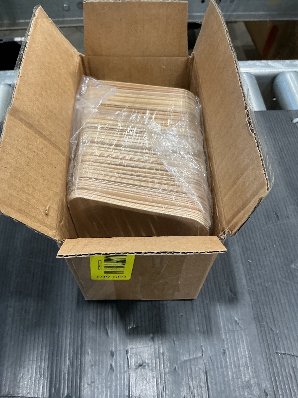 Photo 1 of 100PCS Disposable Square Palm Bowls, 4.3 Inch Palm Leaf Bamboo Bowls Disposable Dessert Plates Wood Charcuterie Plate Small Wooden Appetizer Plates for Birthday Wedding Party Home Events Food Catering