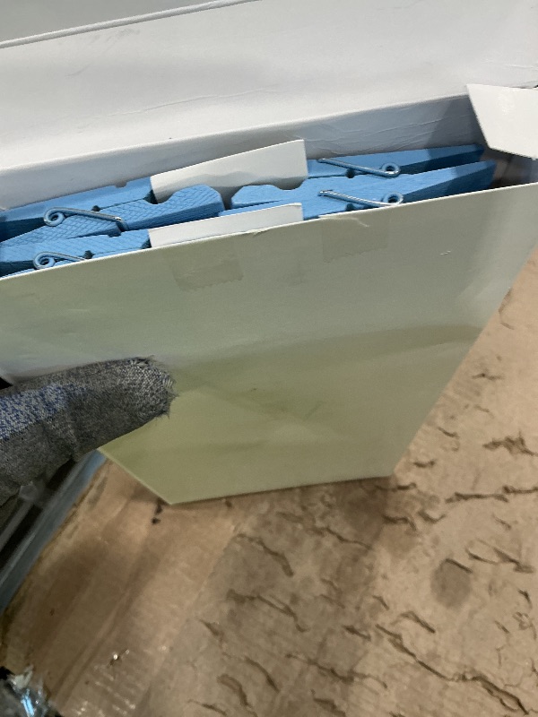 Photo 1 of 100Pcs Blue Clothespins, 2.9 Inch Clothes Pins Wooden, Colorful Clothespins for Hanging Clothes Crafts Picture Laundry Clips Cheer