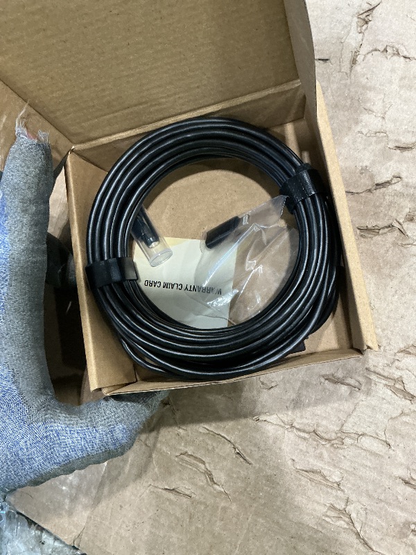 Photo 1 of [Dual-Lens] Endoscope Camera with Light, 1920P HD Borescope with 8+1 Adjustable LED Lights, IP67 Waterproof 16.5FT Semi-Rigid Snake Cord Inspection Camera for iPhone, iPad and Android Phone (Type C)