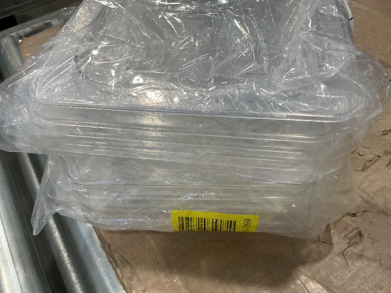 Photo 1 of 10 Pack 1/6 Size Clear Food Pan Lids Polycarbonate Universal Handled Food Pan Lid Plastic Pans Lid with Handle Restaurant Commercial Hotel Pans Cover 6.9 x 6.3 Inch for Fruits Vegetables