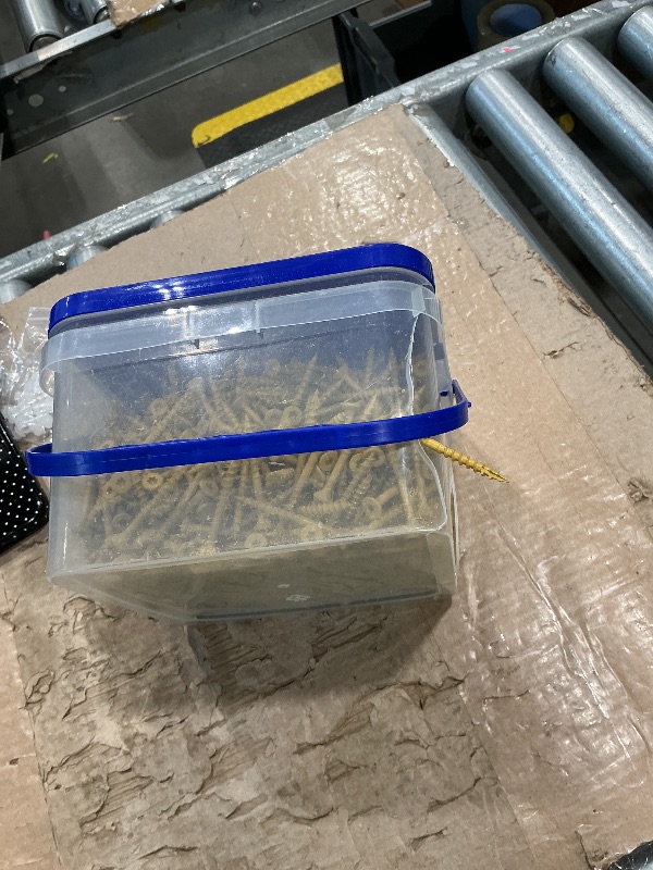 Photo 1 of #10 x 2 Deck Screws 10lb - 2 Inch Wood Screws, Rust Resistant, Exterior Epoxy Coated, Outdoor Decking Screws, Torx/Star Drive Head, T25 Star Bit Included