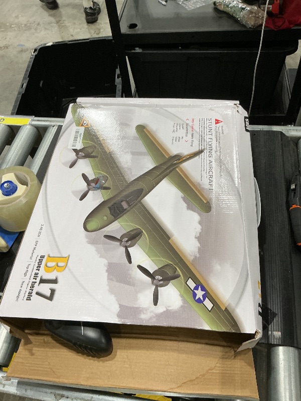 Photo 1 of **UNTESTED**
PLRB TOYS RC Plane Remote Control Airplane RTF 2.4GHz Radio Control B17 Lighting Aircraft for Beginner
