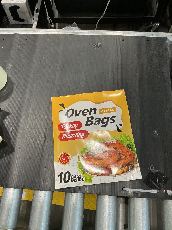 Photo 1 of 10×Large Oven Bags Turkey Size,Cooking Roasting Bags Large Size(22×24Inch) Meat Roasting Safe for Turkey Meat Fish and Vegetables (10)