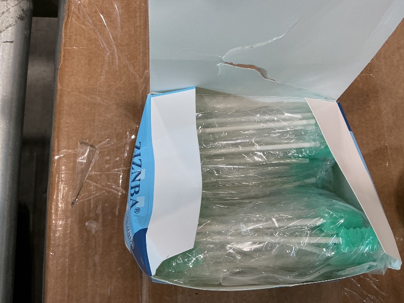 Photo 1 of (50 Pack) Disposable Oral Swabs, Sterile Dental Sponge Swabsticks Unflavored for Mouth & Gum Cleaning