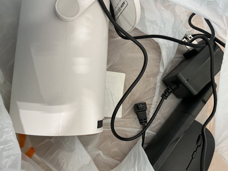 Photo 1 of [Built-in Apps & 2026 Upgraded] Mini Projector Support 4K 1080P Auto Keystone 180° Rotatable with WiFi 6 and Bluetooth 5.4, Projector Portable Compatibile with HDMI/TV Stick/Memory Stick/Laptop-White