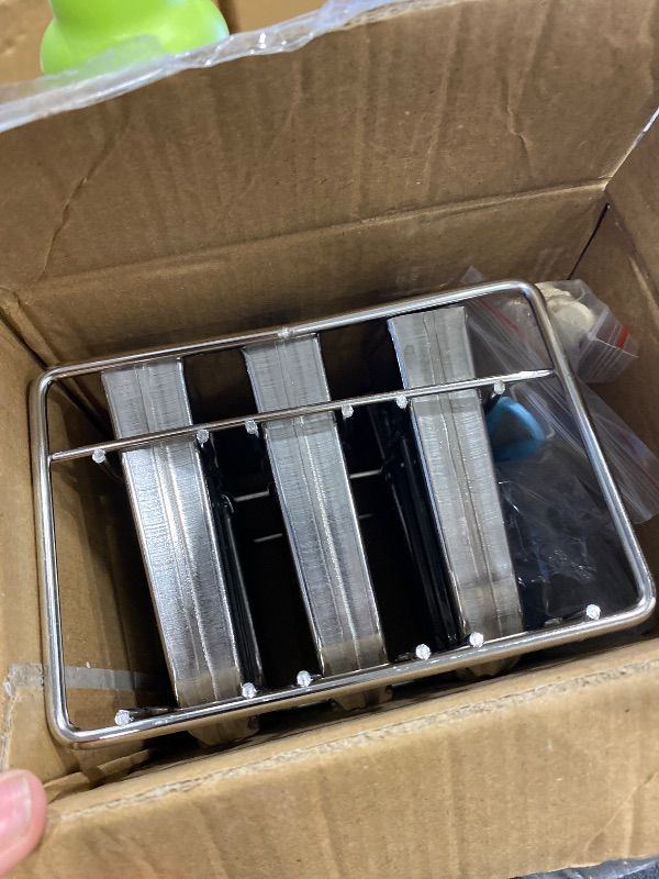 Photo 1 of *MISSING PARTS UNKNOWN*
Set of 6 Stainless Steel Popsicle Molds Kit, Metal Popsicle Moulds,Homemade Ice Treat Makerwith 50 Wooden Sticks and 6 Silicone Seals and 20 Pop Bags,Cleaning Brush?semi-circular?