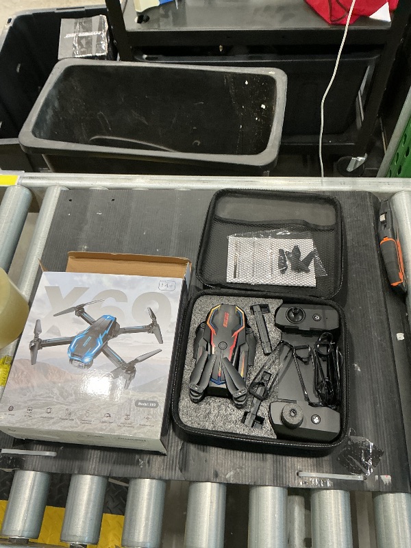Photo 1 of *UNTESTED*
Drone with Camera for Adults, 2K HD FPV Drones with Upgrade Altitude Hold, One-Key Take Off/Landing, Speed Adjustment, Headless Mode, 2 Batteries, Toys Gifts for Teen Boys Girls, Beginner