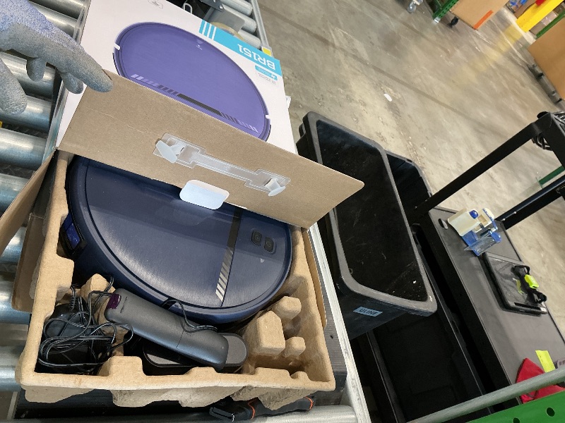 Photo 1 of ***BATTERY DEFECTIVE, SELLING FOR PARTS, FINAL SALE***Robot Vacuum and Mop Combo, WiFi/App/Alexa, Robotic Vacuum Cleaner with Schedule, 2 in 1 Mopping Robot Vacuum with Watertank and Dustbin, Self-Charging, Slim, Ideal for Hard Floor, Pet Hair, Carpet***B