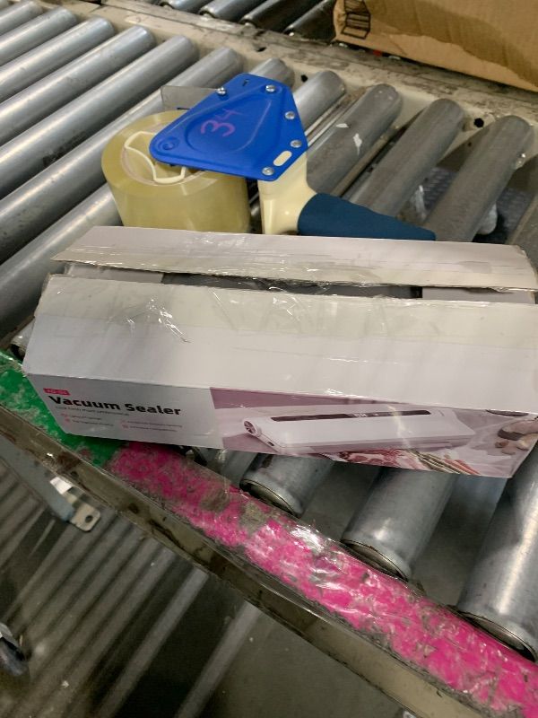 Photo 1 of **NOT WORKING*** 75kpa Food Vacuum Sealer with LED Indicator Light, Dry/Wet Modes, with 20 Vacuum Bags