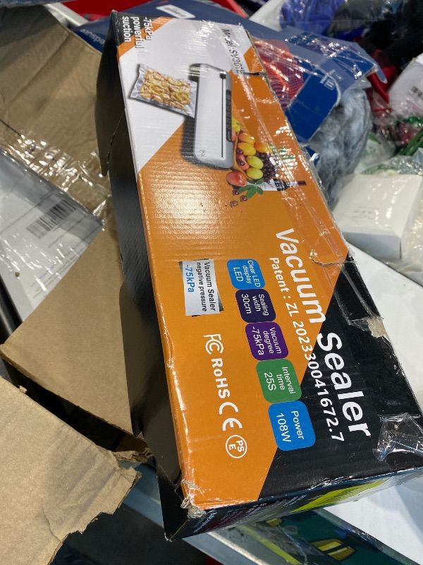 Photo 1 of *UNTESTED*
Vacuum Sealer Machine 75KPa Food