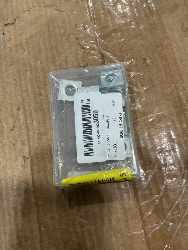 Photo 1 of 10 PCS Beveled Square Washers, Metal Washers 3/8"(Id) X7/8" X7/8" for Shim Leveling Construction and Industrial Equipment