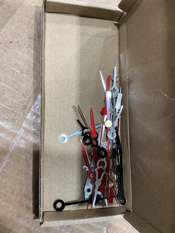 Photo 1 of 10 Styles of Short Clock Hands, Clock Movement Replacement Part, Aluminum Clock Hands for DIY Clock Mechanism Repair, Suitable 4-8inch Clock