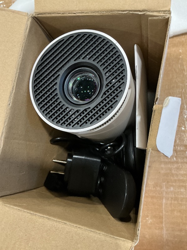 Photo 1 of [Built-in Apps & 2025 Upgraded] Mini Projector Support 4K 1080P Auto Keystone 270° Rotatable with WiFi 6 and Bluetooth 5.4, Projector Portable Compatibile with HDMI/TV Stick/Memory Stick/Laptop-White