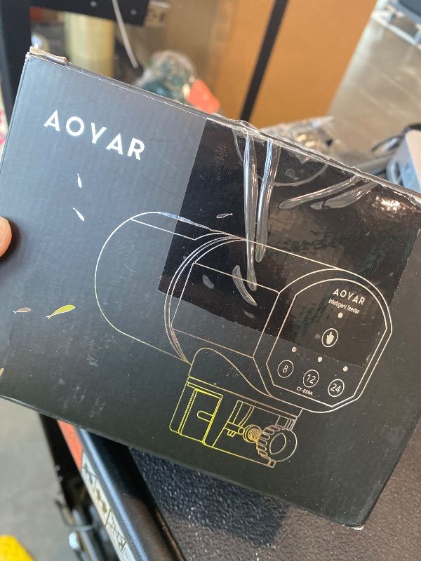 Photo 1 of *UNTESTED*
Automatic Fish Feeder Dispenser for Aquarium: 200ml Large Capacity Auto Feeders for Small Tank Turtle Betta Koi - Battery Food Feeding Timer for Flakes Pellet Vacation Weekend Day