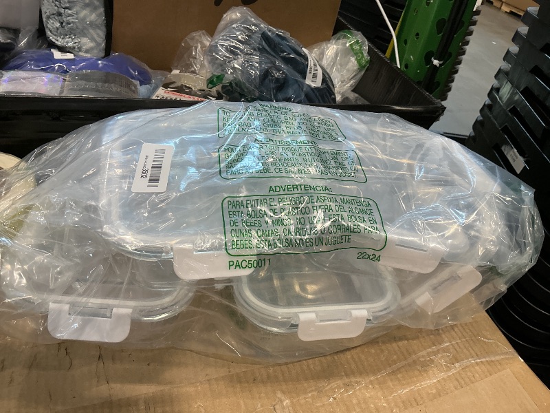 Photo 1 of [5-Pack,36 Oz]Glass Meal Prep Containers 2 Compartments Portion Control with Upgraded Snap Locking Lids Glass Food Storage Containers, Microwave, Oven, Freezer and Dishwasher (4.5 Cups, White)