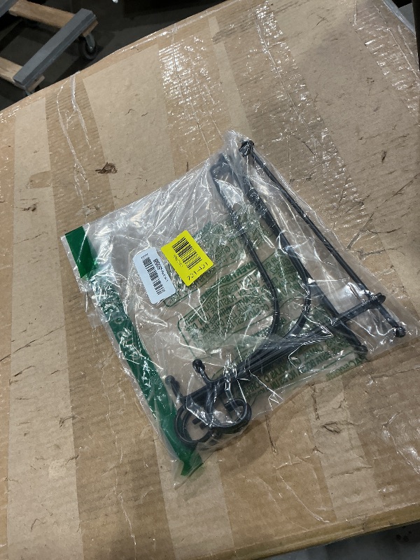 Photo 1 of (2 Pack) Iron Display Stand, Black Iron Easel Plate Display Photo Holder Stand, Displays Picture Frames, Cookbooks, Decorative Plates, Tablets and Art 10 Inch