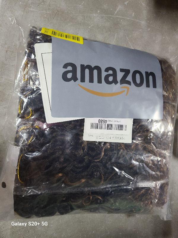 Photo 1 of SamBraid Goddess Locs Crochet Hair 14 Inch, 8 Packs New Goddess Faux Locs Crochet Hair for Black Women, River Hair with Curly Ends (14Inch, T27#, 8Packs)