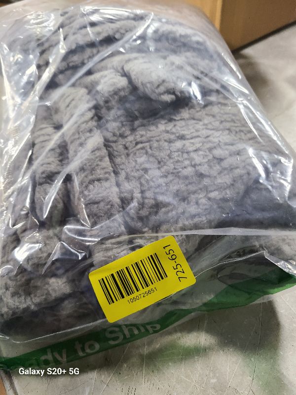 Photo 1 of 1 Pack 3 Calming Blankets Fluffy Premium Fleece Pet Blanket Soft Sherpa Throw for Dog Puppy Cat Grey Small (23" x16'')