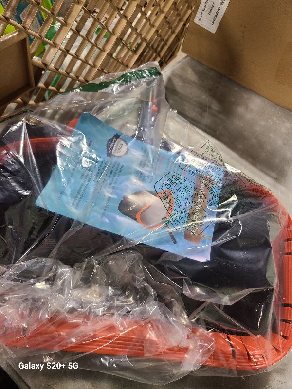 Photo 1 of 17.5" Pool Net, Pool Skimmer Net with Double-Layer Netting Bag, Aluminum Frame, Deep Nylon Net, Large Capacity Pool Cleaning Net, Leaf Skimmer Rake Net for Above Ground & In-ground Pools (No Pole)