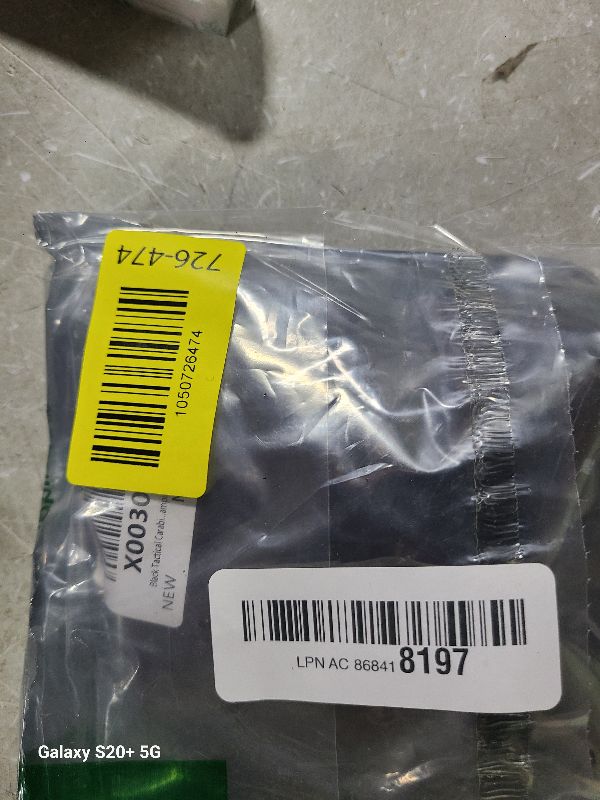 Photo 1 of 12 Pack Tactical Carabiners Keychain D Rings Spring Snap Gear Clip Utility Hooks Backpack Hanging Buckle Travelling for Camping