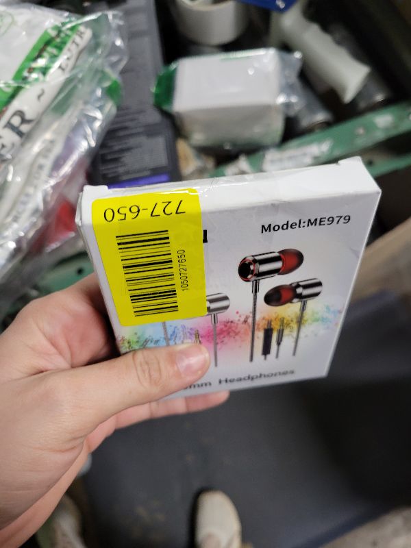 Photo 1 of 2 Pack Wired Earbuds with Microphone, In-Ear Headphones Wired with Noise Blocking &Volume Control, Premium Sound& Lightweight Corded Earphones for Laptops, Tablets, MP3 & Most 3.5mm Interface Devices