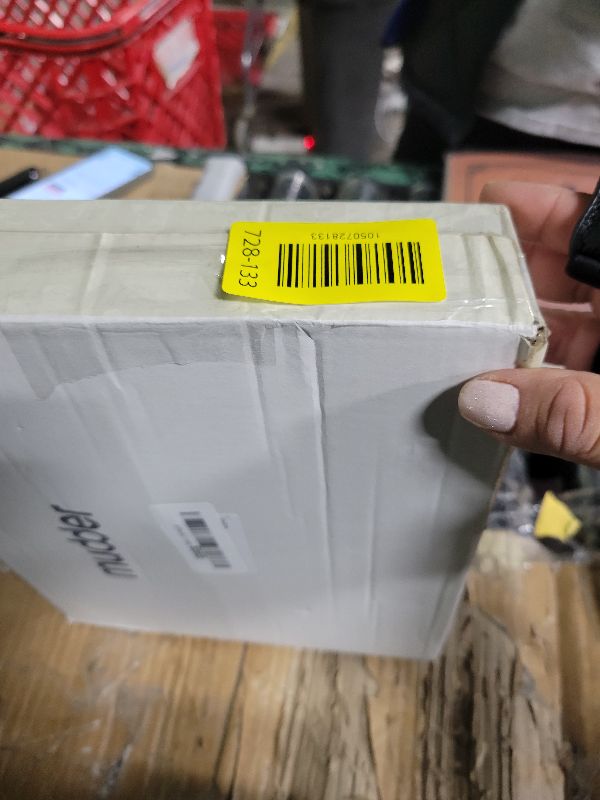 Photo 1 of 10 Inch Christmas Star Pentagram Tree Topper with Warm LED Lights for Xmas Tree Decorations (White)